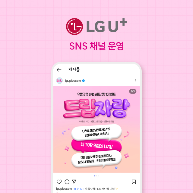 LG U+ SNS 채널 운영